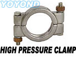 HIGH PRESSURE CLAMP WITH BRASS NUTS