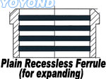 14R Plain Recessless Ferrule (3A)