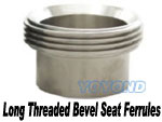 15A Long Threaded Bevel Seat Ferrules