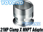 21MP male NPT Clamp Adapters