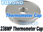 23bmp Series Stainless Steel 304 Sanitary Fitting, Thermometer Cap, Tube OD x NPT Female