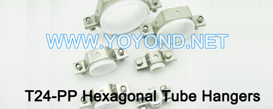 3A-T24-PP Hexagonal Tube Hangers With PP Inserts